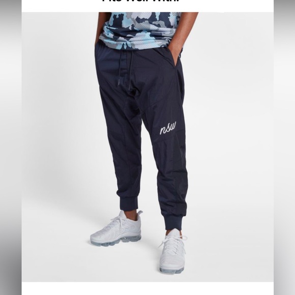 Nike Other - Nike NSW Woven Joggers (Obsidian) size medium dark blue